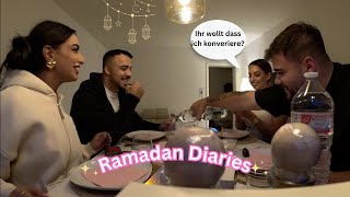 RAMADAN DIARIES 3 UNSERE CHRISTLICHEN FREUNDE FASTEN MIT 🌙✨🤍  Sara amp Dolunay [upl. by Artened]