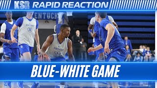 Kentucky impresses in BlueWhite Scrimmage [upl. by Starlin]