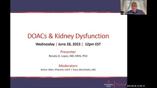 DOACs and Kidney Dysfunction [upl. by Adnahsar]