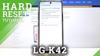 How to Factory Reset LG K42 – Erase All Content amp Settings [upl. by Teddy]