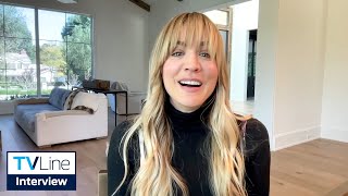 Kaley Cuoco Talks The Flight Attendant Season 2 [upl. by Odravde]