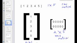 4 1b introduction to matrices vocabulary [upl. by Ietta]