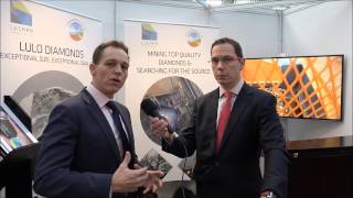 Interview Lucapa Diamond at Mines amp Money London 2016 [upl. by Ettennat]