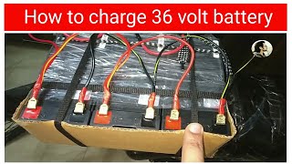 How to charge 36 volt battery without 36volt Charger 🔥🔥 [upl. by Alael]