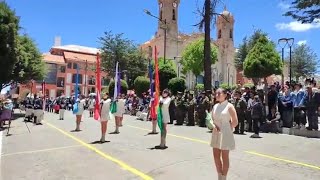 Desfile escolar por el 10 de noviembre Potosí Bolivia 2024 [upl. by Yllaw]