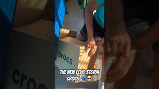 Unpack the new ECHO STORM CROCS What do yall think autism autistic viral subscribe [upl. by Elleiand72]