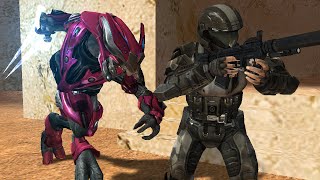 Halo Reach Elites VS Halo 3 ODSTs [upl. by Aneed]