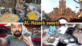 Hyderabad Ka Famous Clock Tower Breakfast  Al Naseeb Sweets  Tower Market Oldest amp Best [upl. by Eniffit357]