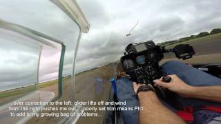 Glider aerotowpart 1 when it all starts going wrong [upl. by Care47]