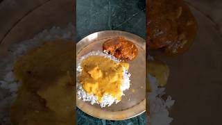 Punjabi bengali fusion thali shortsfeed food recipe lunch [upl. by Odareg]