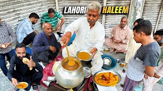 FAMOUS BHAIYA GS HYDERABADI STYLE HALEEM IS A GAME CHANGER FOR PAKISTANI STREET FOOD LOVERS [upl. by Rednazxela]