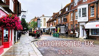 Chichester city streets 4k 2023 Chichester Cathedral [upl. by Euv579]