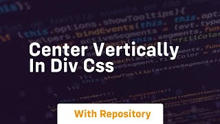 center vertically in div css [upl. by Judson220]