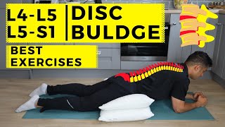 L4 L5  L5 S1 disc bulge best exercise rehabilitation for pain relief [upl. by Seebeck841]