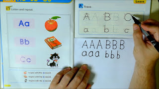 Learn English Phonics 1 CH1 Letters A B and C words and sounds [upl. by Ciredor316]