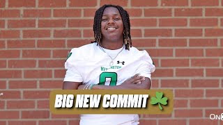 “Hell knock the heck out of ya” — Breakdown of new Notre Dame LB commit Thomas Davis Jr ☘️ [upl. by Aket]