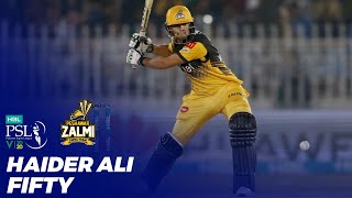 Haider Ali Fifty  HBL PSL 2020  MB2T [upl. by Chemush]