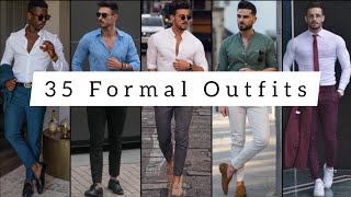 35 Formal Outfit Ideas For Men 2022  Formal Outfits  Mens Fashion 2022 [upl. by Aidaas148]