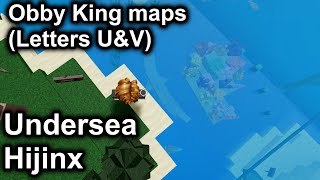 Obby King maps Letters UampV [upl. by Scheers]