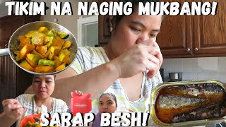 BUHAY AMERIKA ANG SARAP NG SARDINAS NA ITO NAPA MUKBANG TULOY NAKAKATAKAM [upl. by Nosduj570]