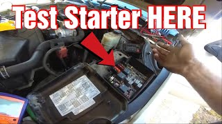 How To Test A Starter Without Having To Touch The starter [upl. by Thanh]