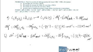 Ejercicio resuelto termoquímica entalpía entropía y energóa libre de Gibbs [upl. by Eneluqcaj153]