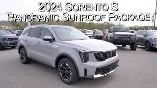 New Wolf Gray 2024 Kia Sorento S w Panoramic Sunroof Package at Parkside Kia [upl. by Neale]