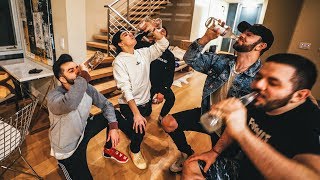 COURAGE AND CLOAKZY VISIT 100 THIEVES CONTENT HOUSE [upl. by Neau]