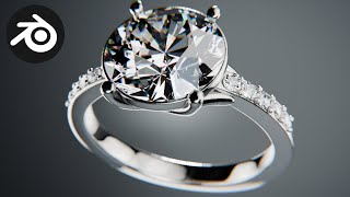 Luxury Ring  Blender 40 Tutorial  Part 2 [upl. by Eillam]