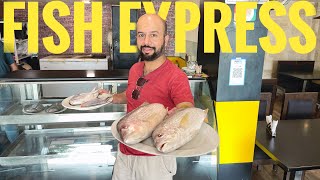 SEA FOOD RESTAURANT IN AHMEDABAD  FISH EXPRESS JUHAPURA AHMEDABAD  AHMEDABAD STREET FOOD [upl. by Oiligriv]