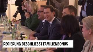 Regierung beschließt FamilienBonus [upl. by Esadnac]