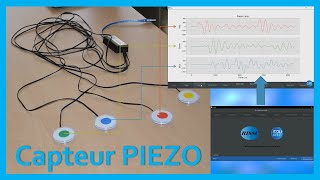 Capteur EduMed PIEZO Mesure vitesse ondes sismiques [upl. by Yslehc]