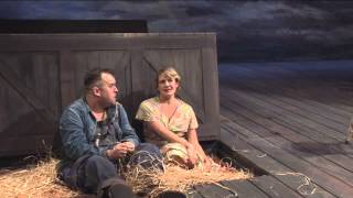 The Acting Company Of Mice and Men Clip 3 LENNIE AND CURLYS WIFE [upl. by Ahsietal984]