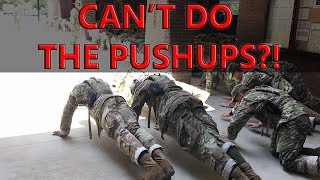 If You Cant Do The Exercise At Basic Training What Happens [upl. by Ahsiym987]