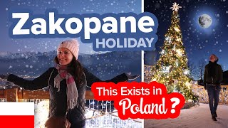 Polands Winter Wonderland This is Zakopane Christmas in the Mountains [upl. by Nepsa]