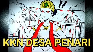 KKN Di DESA PENARI  RANGKUMAN SEMUA VERSI  ILUSTRASI   DRAWSTORY 102 [upl. by Sabir]