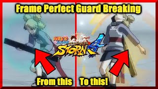 Naruto Storm 4  Guard Breaking Tutorial  Optimal Ways Of Breaking Guards [upl. by Lemert]