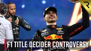 F1s huge Max Verstappen vs Lewis Hamilton Abu Dhabi GP controversy explained [upl. by Kevin]