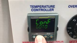 Labec Obtaining the feature codes to unlock a 3216 Eurotherm Controller [upl. by Bluefield]