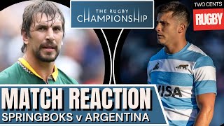 Springboks v Argentina Game 2 Review  Rugby Championship 2024 [upl. by Nolham961]