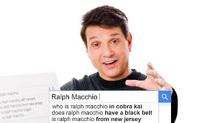 Cobra Kais Ralph Macchio Answers the Webs Most Searched Questions  WIRED [upl. by Rasla422]