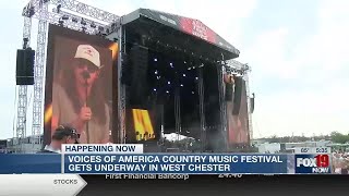 VOA Country Music Fest underway in West Chester [upl. by Leiuqese]