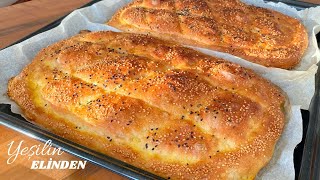 No Knead Turkish Bread is the most delicious and easy bread you will ever prepare Soft and Fluffy [upl. by Rosenblast]