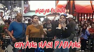 🔥goyang nasi padang🔥 ® nisaya ft aida Ramai gadis Indonesia menari bersama lagu tersebut [upl. by Nyltiac812]