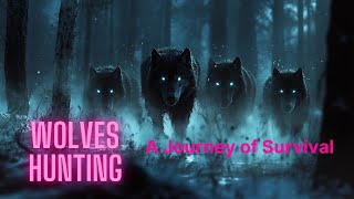 Wolves Hunting in the Forest A Journey of Survival  Super Animal Valor [upl. by Engen]