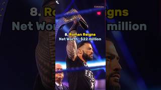 Top 10 Most Richest WWE Wrestler In The World top10 richest wwe wrestler shorts knowlystic [upl. by Mindy]