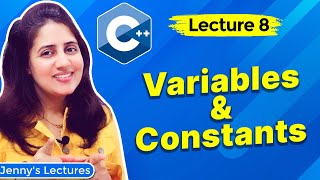 Lec 8 Variables and Constants in C  C Tutorials for Beginners [upl. by Hashimoto]