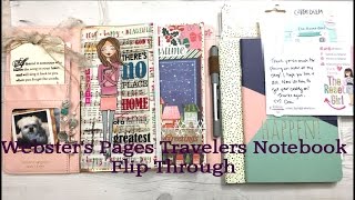 Travelers Notebook Flip Through amp Online Haul from TheResetGirlShop [upl. by Beckett]