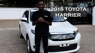 2015 TOYOTA HARRIER FULL REVIEW [upl. by Enoid]