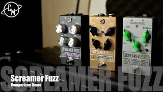 Cusack Music Screamer Fuzz Comparison [upl. by Ennairrek]